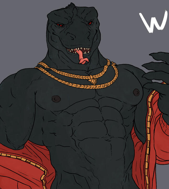Lineart with flat colors